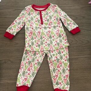 Bitty Baby from American Girl truly me hearts & pine pajamas